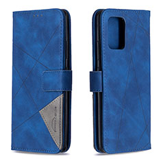 Coque Portefeuille Livre Cuir Etui Clapet B08F pour Samsung Galaxy M80S Bleu