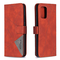 Coque Portefeuille Livre Cuir Etui Clapet B08F pour Samsung Galaxy M80S Orange