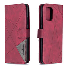 Coque Portefeuille Livre Cuir Etui Clapet B08F pour Samsung Galaxy M80S Rouge