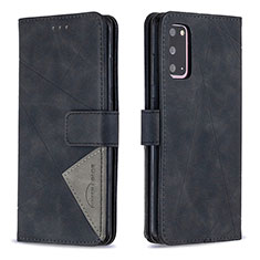 Coque Portefeuille Livre Cuir Etui Clapet B08F pour Samsung Galaxy S20 5G Noir