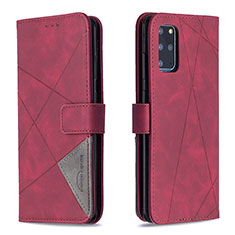 Coque Portefeuille Livre Cuir Etui Clapet B08F pour Samsung Galaxy S20 Plus 5G Rouge