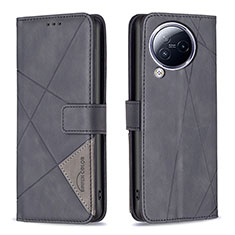 Coque Portefeuille Livre Cuir Etui Clapet B08F pour Xiaomi Civi 3 5G Noir
