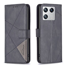 Coque Portefeuille Livre Cuir Etui Clapet B08F pour Xiaomi Mi 13 Pro 5G Noir