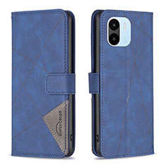 Coque Portefeuille Livre Cuir Etui Clapet B08F pour Xiaomi Redmi A2 Plus Bleu