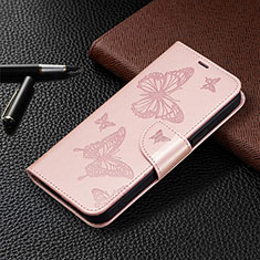 Coque Portefeuille Livre Cuir Etui Clapet B09F pour Xiaomi Redmi Note 13 5G Or Rose