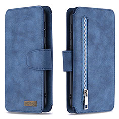 Coque Portefeuille Livre Cuir Etui Clapet B10F pour Samsung Galaxy A10 Bleu
