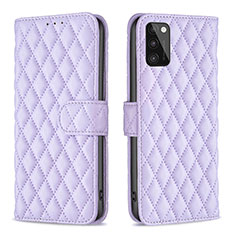 Coque Portefeuille Livre Cuir Etui Clapet B11F pour Samsung Galaxy A41 Violet