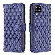 Coque Portefeuille Livre Cuir Etui Clapet B11F pour Samsung Galaxy A42 5G Bleu