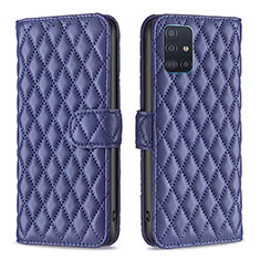 Coque Portefeuille Livre Cuir Etui Clapet B11F pour Samsung Galaxy A51 4G Bleu