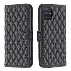Coque Portefeuille Livre Cuir Etui Clapet B11F pour Samsung Galaxy A51 4G Noir