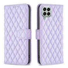 Coque Portefeuille Livre Cuir Etui Clapet B11F pour Samsung Galaxy M33 5G Violet