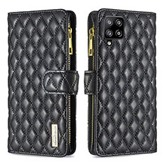 Coque Portefeuille Livre Cuir Etui Clapet B12F pour Samsung Galaxy A42 5G Noir