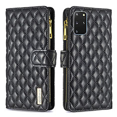 Coque Portefeuille Livre Cuir Etui Clapet B12F pour Samsung Galaxy S20 Plus Noir