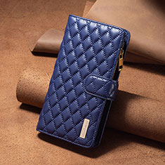 Coque Portefeuille Livre Cuir Etui Clapet B12F pour Xiaomi Redmi 13C Bleu