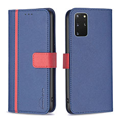 Coque Portefeuille Livre Cuir Etui Clapet B13F pour Samsung Galaxy S20 Plus Bleu