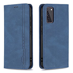 Coque Portefeuille Livre Cuir Etui Clapet B15F pour Samsung Galaxy S20 Lite 5G Bleu