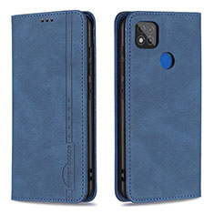 Coque Portefeuille Livre Cuir Etui Clapet B15F pour Xiaomi Redmi 10A 4G Bleu