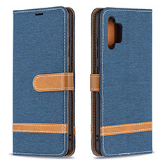 Coque Portefeuille Livre Cuir Etui Clapet B16F pour Samsung Galaxy A32 5G Bleu Royal