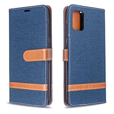 Coque Portefeuille Livre Cuir Etui Clapet B16F pour Samsung Galaxy A51 4G Bleu Royal