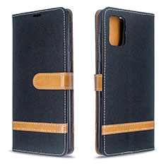 Coque Portefeuille Livre Cuir Etui Clapet B16F pour Samsung Galaxy A71 4G A715 Noir