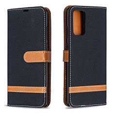 Coque Portefeuille Livre Cuir Etui Clapet B16F pour Samsung Galaxy Note 20 5G Noir