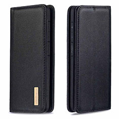 Coque Portefeuille Livre Cuir Etui Clapet B17F pour Samsung Galaxy A40 Noir