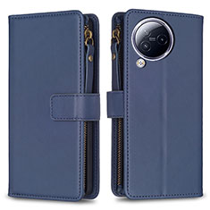 Coque Portefeuille Livre Cuir Etui Clapet B17F pour Xiaomi Civi 3 5G Bleu