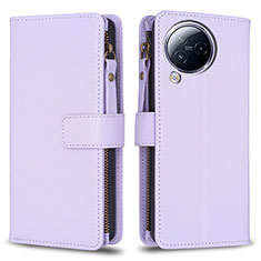 Coque Portefeuille Livre Cuir Etui Clapet B17F pour Xiaomi Civi 3 5G Violet Clair