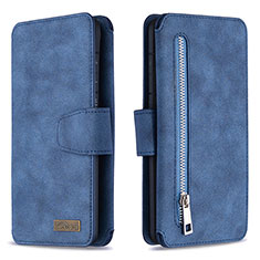 Coque Portefeuille Livre Cuir Etui Clapet B18F pour Samsung Galaxy S20 Plus Bleu