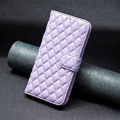 Coque Portefeuille Livre Cuir Etui Clapet B19F pour Huawei Honor X7a Violet