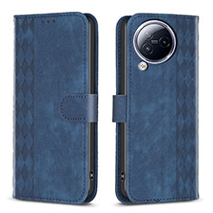 Coque Portefeuille Livre Cuir Etui Clapet B21F pour Xiaomi Civi 3 5G Bleu