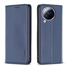 Coque Portefeuille Livre Cuir Etui Clapet B22F pour Xiaomi Civi 3 5G Bleu
