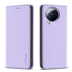 Coque Portefeuille Livre Cuir Etui Clapet B22F pour Xiaomi Civi 3 5G Violet Clair
