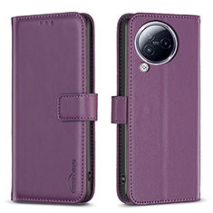Coque Portefeuille Livre Cuir Etui Clapet B23F pour Xiaomi Civi 3 5G Violet