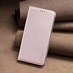 Coque Portefeuille Livre Cuir Etui Clapet B23F pour Xiaomi Redmi Note 13 5G Or Rose