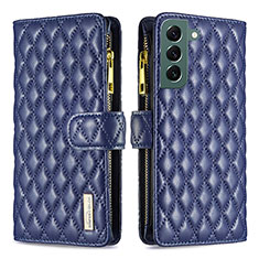 Coque Portefeuille Livre Cuir Etui Clapet BF1 pour Samsung Galaxy S23 5G Bleu
