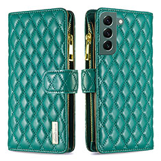Coque Portefeuille Livre Cuir Etui Clapet BF1 pour Samsung Galaxy S23 5G Vert
