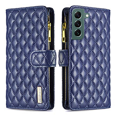 Coque Portefeuille Livre Cuir Etui Clapet BF1 pour Samsung Galaxy S24 5G Bleu