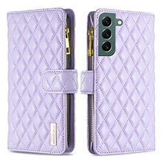 Coque Portefeuille Livre Cuir Etui Clapet BF1 pour Samsung Galaxy S24 5G Violet