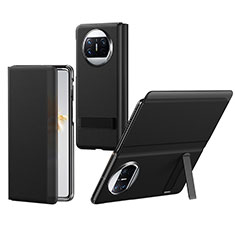 Coque Portefeuille Livre Cuir Etui Clapet BH2 pour Huawei Mate X3 Noir