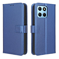 Coque Portefeuille Livre Cuir Etui Clapet BY1 pour Huawei Honor X6S Bleu