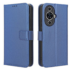 Coque Portefeuille Livre Cuir Etui Clapet BY1 pour Huawei Nova 11 Bleu