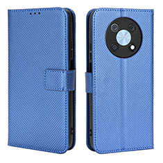 Coque Portefeuille Livre Cuir Etui Clapet BY1 pour Huawei Nova Y90 Bleu