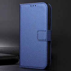 Coque Portefeuille Livre Cuir Etui Clapet BY1 pour Motorola Moto E7 Power Bleu