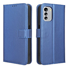Coque Portefeuille Livre Cuir Etui Clapet BY1 pour Nokia G60 5G Bleu
