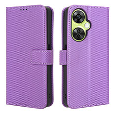 Coque Portefeuille Livre Cuir Etui Clapet BY1 pour OnePlus Nord N30 5G Violet