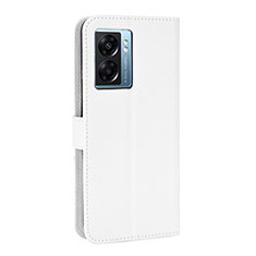 Coque Portefeuille Livre Cuir Etui Clapet BY1 pour OnePlus Nord N300 5G Blanc