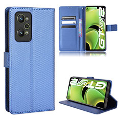 Coque Portefeuille Livre Cuir Etui Clapet BY1 pour Realme GT Neo 3T 5G Bleu