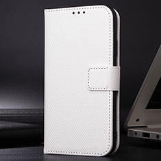 Coque Portefeuille Livre Cuir Etui Clapet BY1 pour Samsung Galaxy A02s Blanc