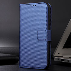 Coque Portefeuille Livre Cuir Etui Clapet BY1 pour Samsung Galaxy A22 5G Bleu
